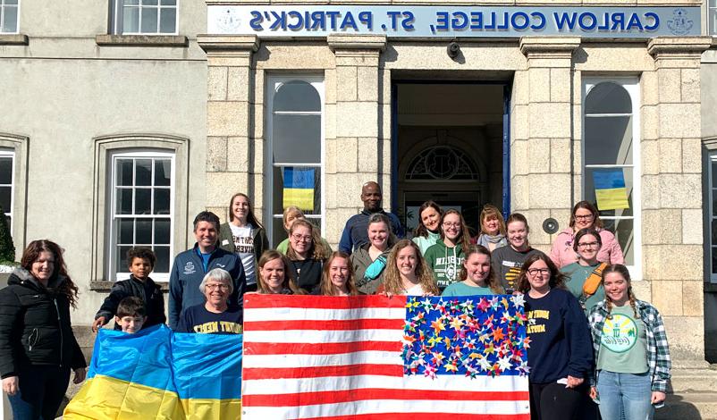 students on ireland trip